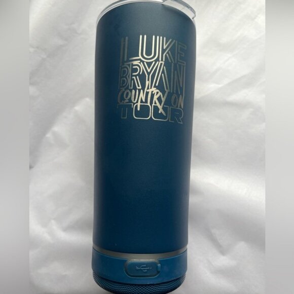 Luke Bryan VIP merch Bluetooth tumbler NIB - Picture 1 of 5